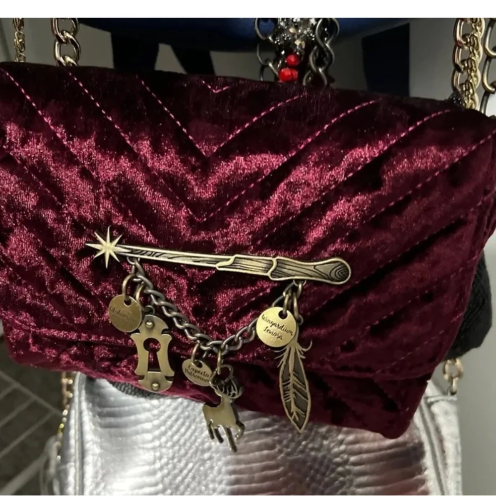 Warner Bros. Red Mini Bag with Gold Hardware - Picture 1 of 3